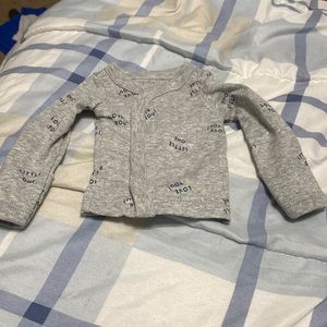 Snap front long sleeve shirt